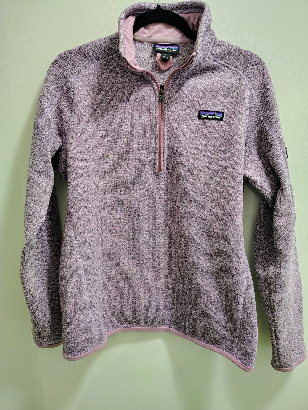 Patagonia Women's Half-Zip Fleece Pullover - Light Mauve